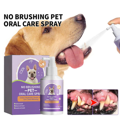 Pet Oral Care Spray for Dogs & Cats